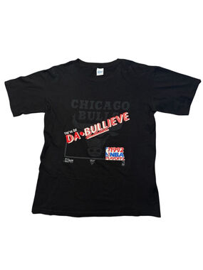 Vintage Salem Sportswear Chicago Bulls 1992 Playoffs Tee Size Large